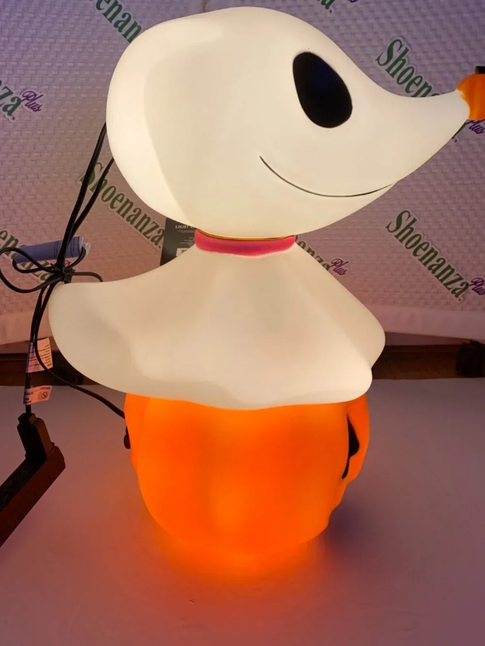 Disney Nightmare Before Christmas Zero Halloween Pumpkin Blow Mold Light Up 18